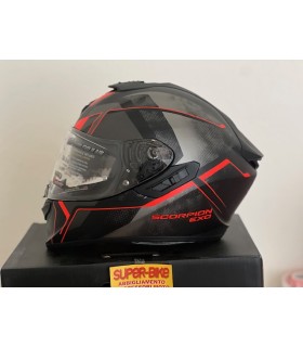 Scorpion Exo 1400 Evo 2 Air Intensio red mat helmet