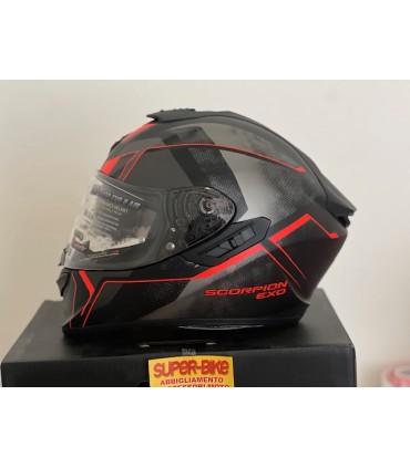 Casco Scorpion Exo 1400 Evo 2 Air Intensio rosso opaco
