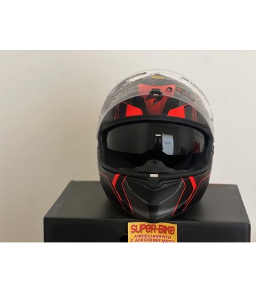 Casque Scorpion Exo 1400 Evo 2 Air Intensio rouge mat