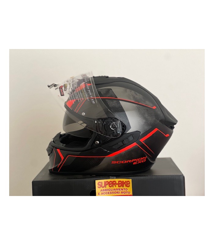 Helm Scorpion Exo 1400 Evo 2 Air Intensio rot mat