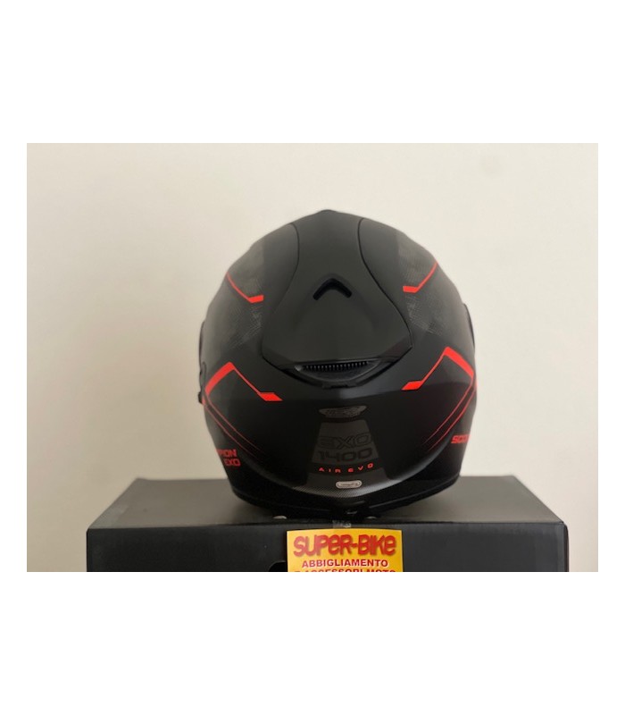 Casco Scorpion Exo 1400 Evo 2 Air Intensio rosso opaco
