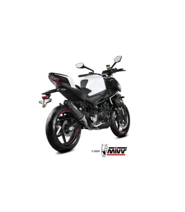 Mivv AK.1 CF-MOTO 450NK (2023-24) INOX noir