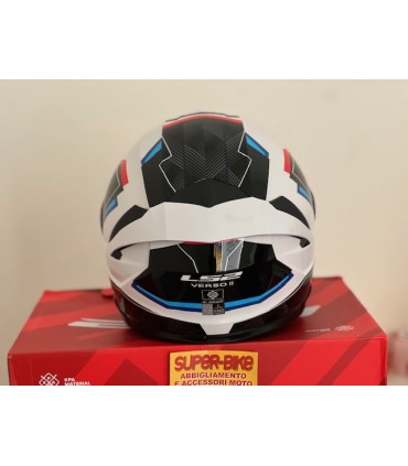 Jet LS2 OF618 Verso 2 Air white blue