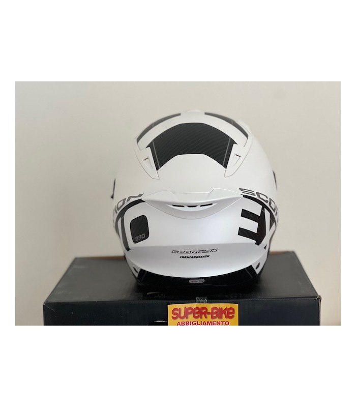 Casque jet Scorpion Exo-230 Qr blanc mat