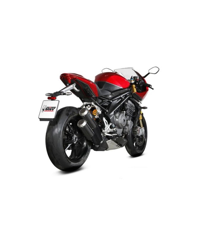Mivv MK3 slip on Triumph Speed Triple 1200 RR (2021-24)