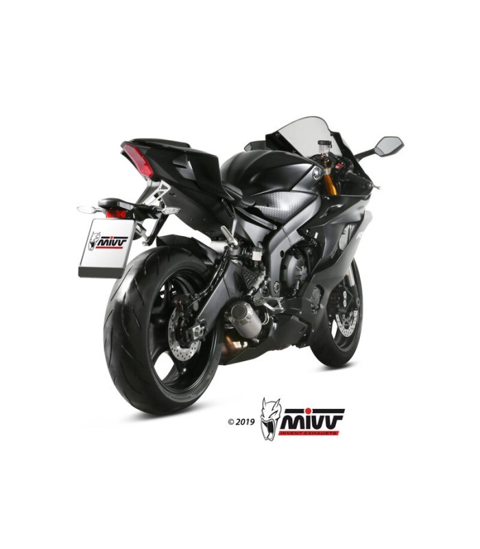 Mivv MK3 slip on Yamaha YZF R6 (2017-21) inox