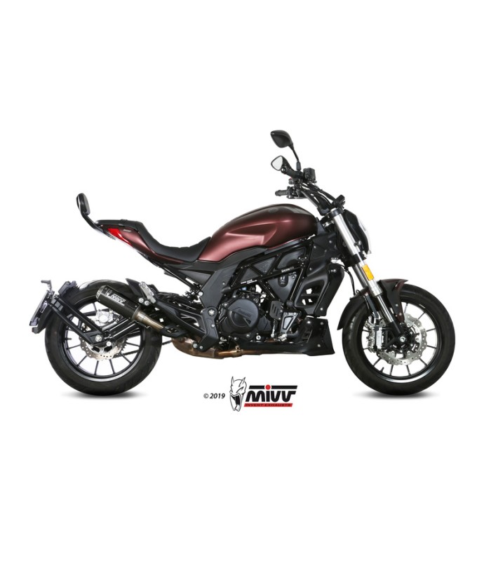 Mivv MK3 slip on Benelli 502C (2019-20) carbon