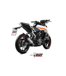 Mivv MK3 slip on KTM 125/390 Duke (2021-23) inox