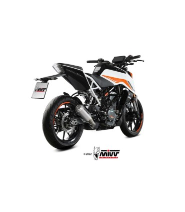 Mivv MK3 slip on KTM 125/390 Duke (2021-23) inox