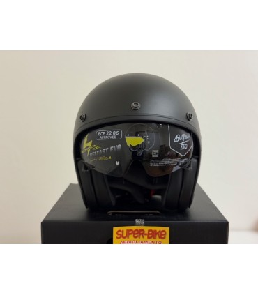 Casco jet Scorpion Belfast Evo nero perla opaco