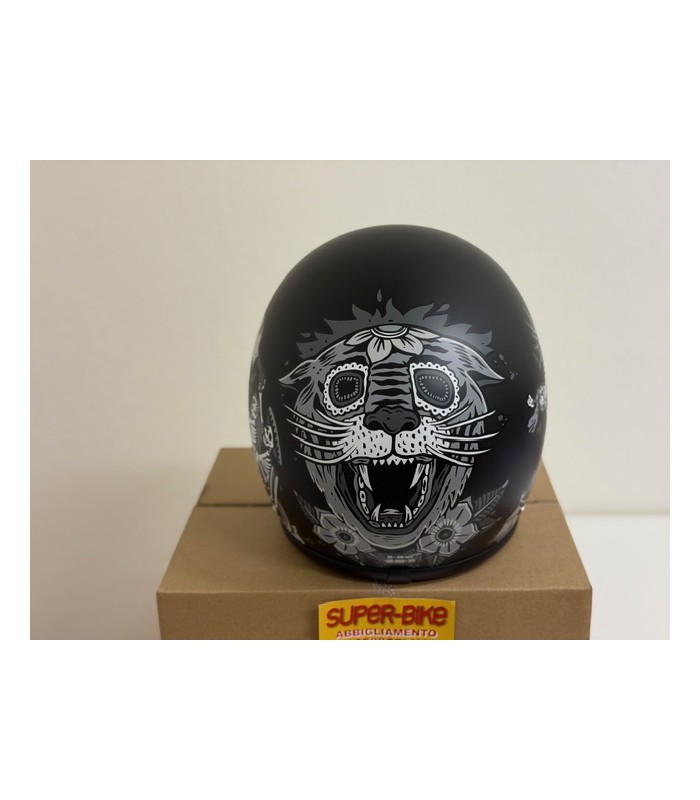 Casco jet DMD Retro Ghost rider