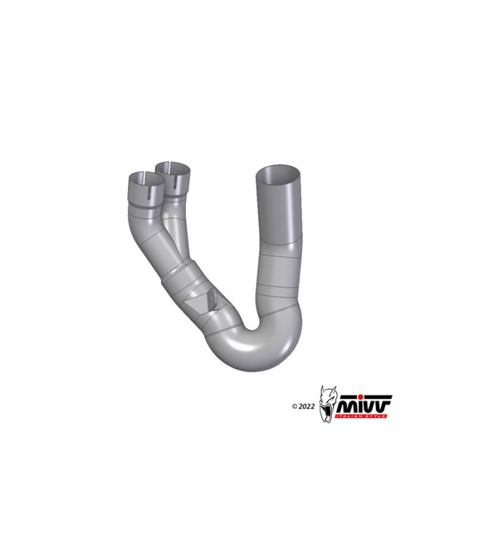 Mivv Elimina catalyseur Ducati Hypermotard 950/S (2021-24)