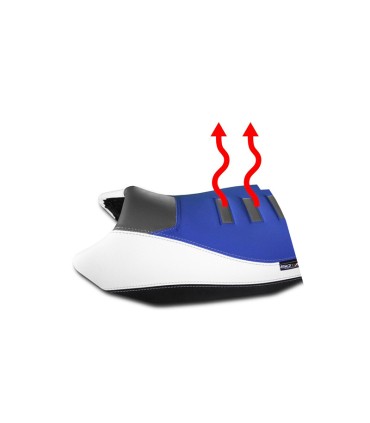 Selle pilot standard chauffant Isotta bas Bmw R1300GS (2023-25) bleu