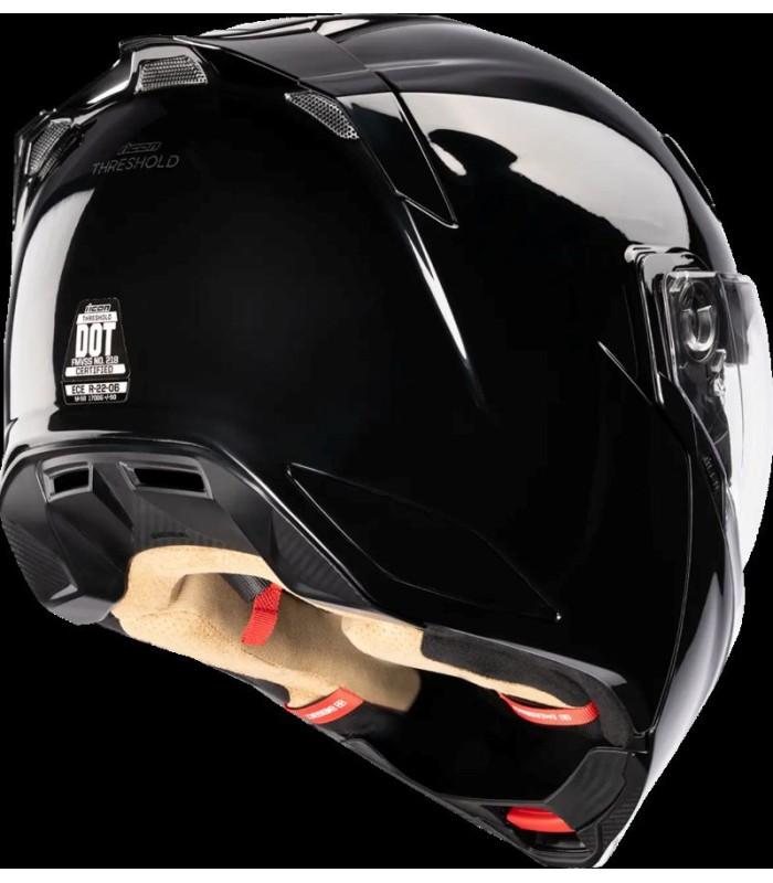 Icon Threshold flip up helmet black