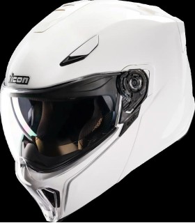 Casque modulaire Icon Threshold blanc