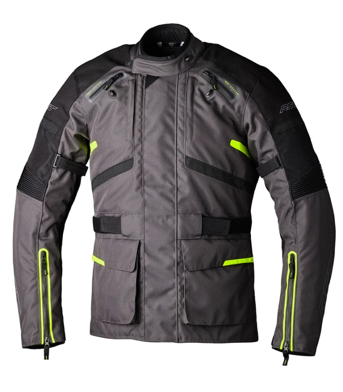 Motorcycle touring jacket RST Endurance yellow
