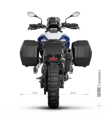 Shad kit saddlebags SH38X + 3P System Bmw F900 GS (2024-26)