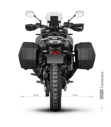 Shad kit sattentaschen SH38X + 3P System CF Moto 800 MTX