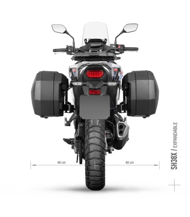 Shad kit saddlebags SH38X + 3P System Honda Transalp 750 (2023-25)