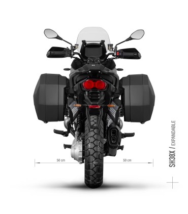 Shad kit saddlebags SH38X + 3P System Moto Guzzi Stelvio 1000 (2024-26)