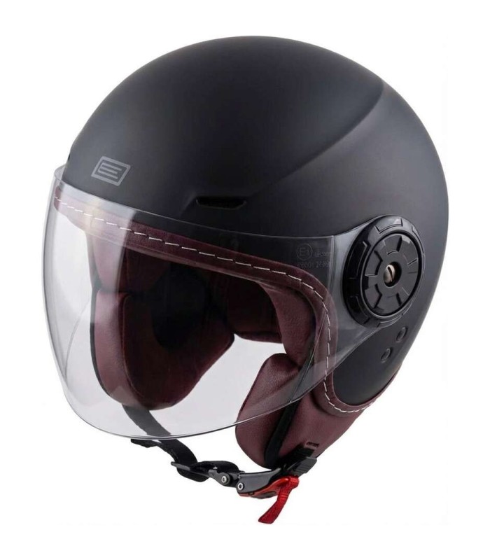 Helm Jet Origine Garda schwarz matt