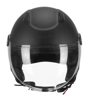 Casco jet Ska-P Luke nero opaco