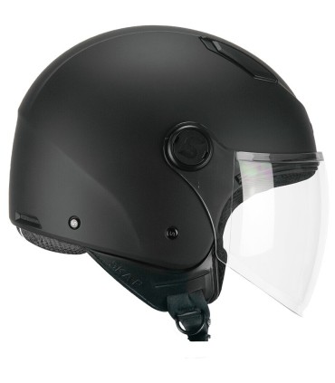 Casco jet Ska-P Luke nero opaco