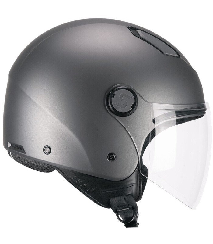 Casque jet Ska-P Luke anthracite mat