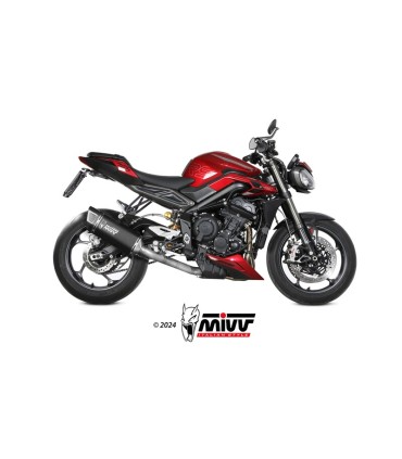 Mivv SR-1 Triumph Street Triple 765 R/RS (2023-24) nero