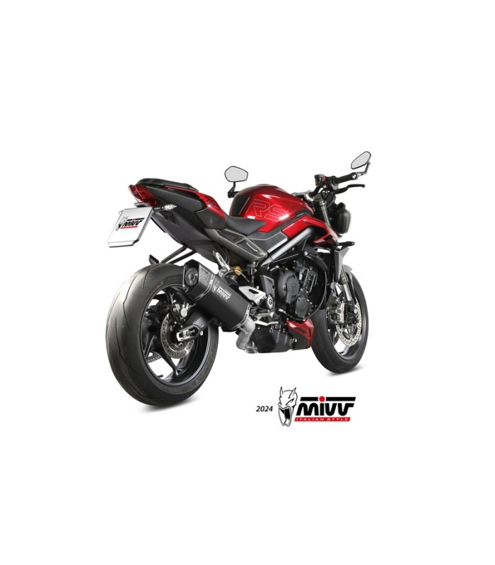 Mivv SR-1 riumph Street Triple 765 R/RS (2023-24) schwarz