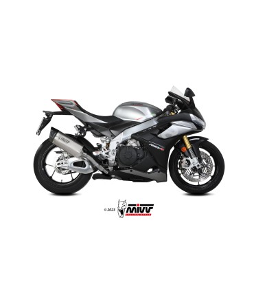 Mivv SR-1 Aprilia RSV4 (2021-24) inox
