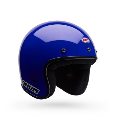 Bell Magnum blue helmet