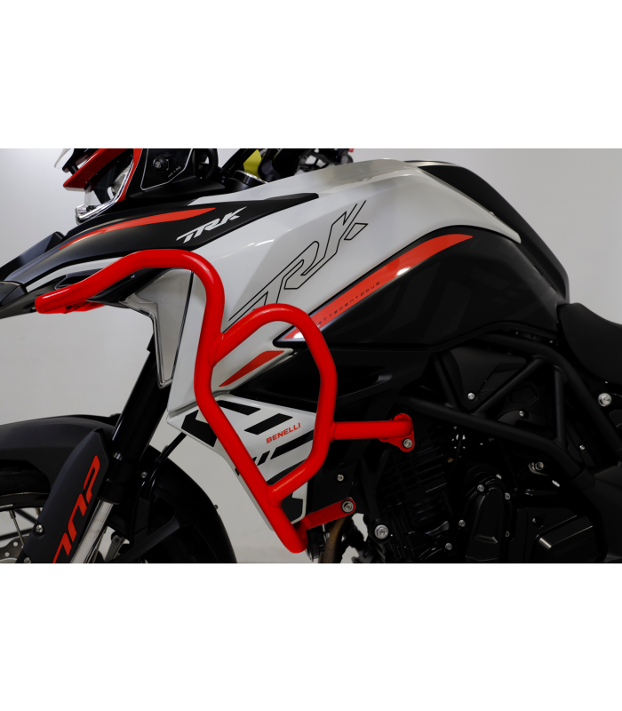 Isotta Crash Bar en Alu pour Benelli TRK 702/X (2023-24) rouge