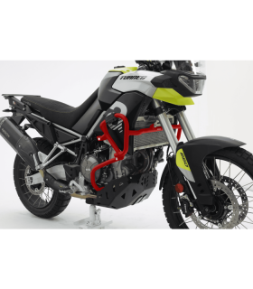 Isotta Crash Bar in Alluminio per Aprilia Tuareg (2022-25) rosso