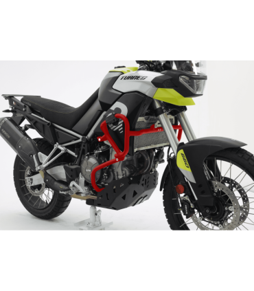 Isotta Crash Bar in Aluminium for Aprilia Tuareg (2022-25) red