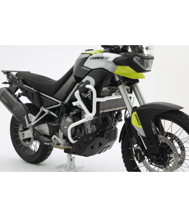 Isotta Crash Bar en Alu pour Aprilia Tuareg (2022-25) blanc