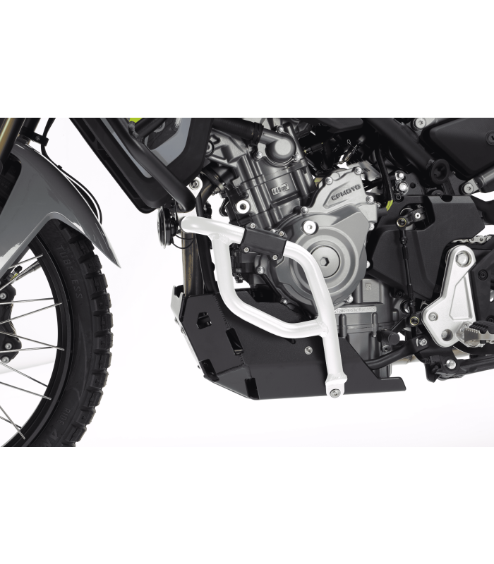 Isotta Crash bar inférieur en aluminium pour  CF MOTO MT 450 (24-25) blanc