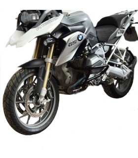 Isotta BARRES DE COLLISION INFÉRIEURES EN FER NOIR Bmw R 1200 GS Rallye (2017-19)