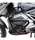 Isotta Barre anticaduta inferiori in ferro verniciate nere Bmw R 1200 GS Rallye (2017-19)