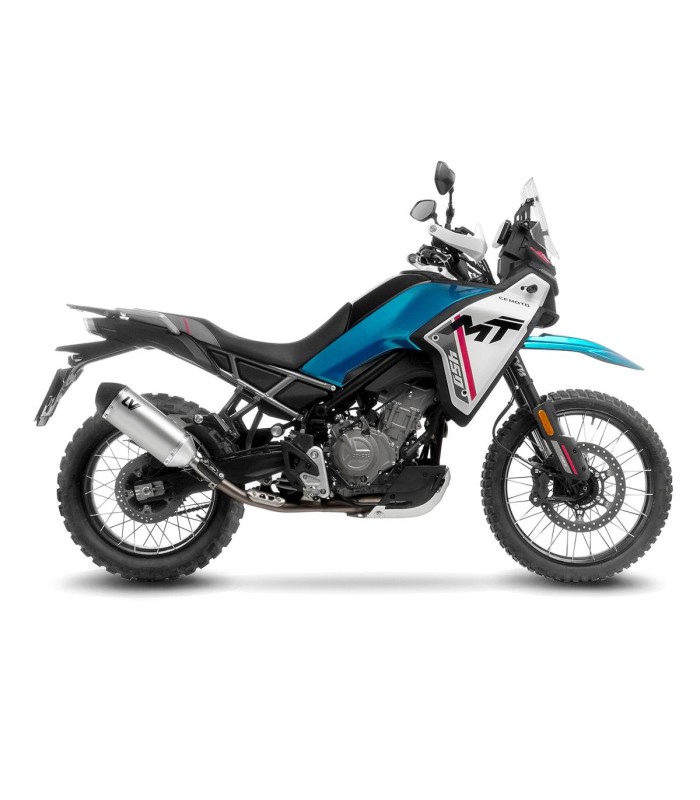 Asupuff Leovince LV-14 CF Moto 450 MT (2024-25) inox