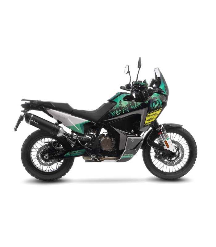 Leovince LV ONE Evo Husqvarna Norden 901 (2025-26) black edition exhaust