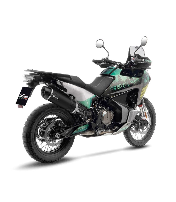 Leovince LV ONE Evo Husqvarna Norden 901 (2025-26) black edition exhaust