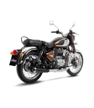 Auspuff Leovince Royal Enfield Classic 350 (2021-24) schwarz