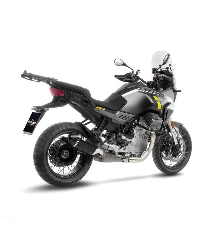 Echappement Leovince LV-14 Moto Guzzi Stelvio (2024-26) black edition
