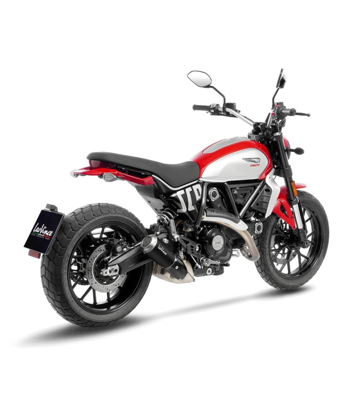Leovince LV-10 Ducati Scrambler 800 Icon (2023-26) Slip-On black