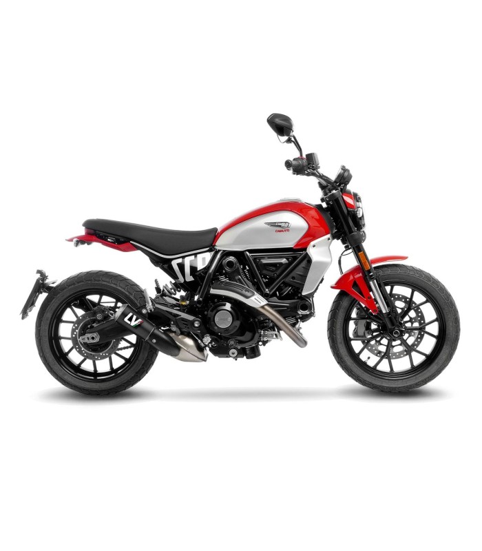 Leovince LV-10 Ducati Scrambler 800 Icon (2023-26) Slip-On carbon
