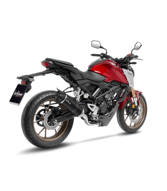 Motorrad auspuff Leovince LV ONE Evo Honda CB 125 R (2021-23) black edition