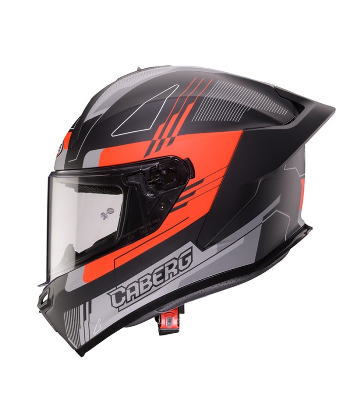 Casco Caberg Roxter Colt rosso fluo opaco