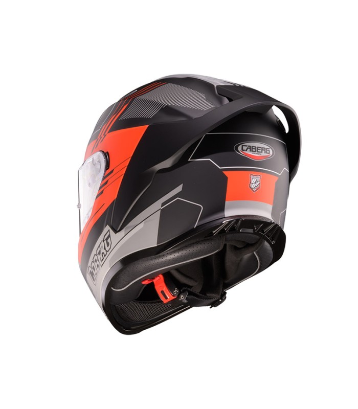 Casque Caberg Roxter Colt rouge fluo mat