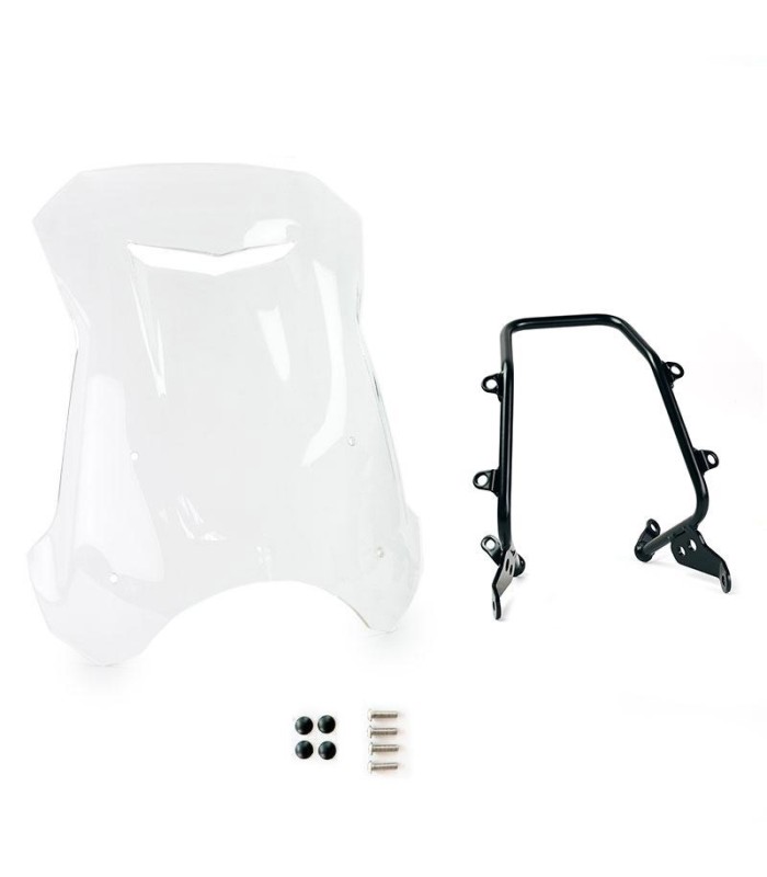 Unit Garage clear windshield with support GPS Triumph Bonneville T120